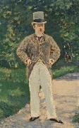 Edouard Manet Portrait de Monsieur Brun painting